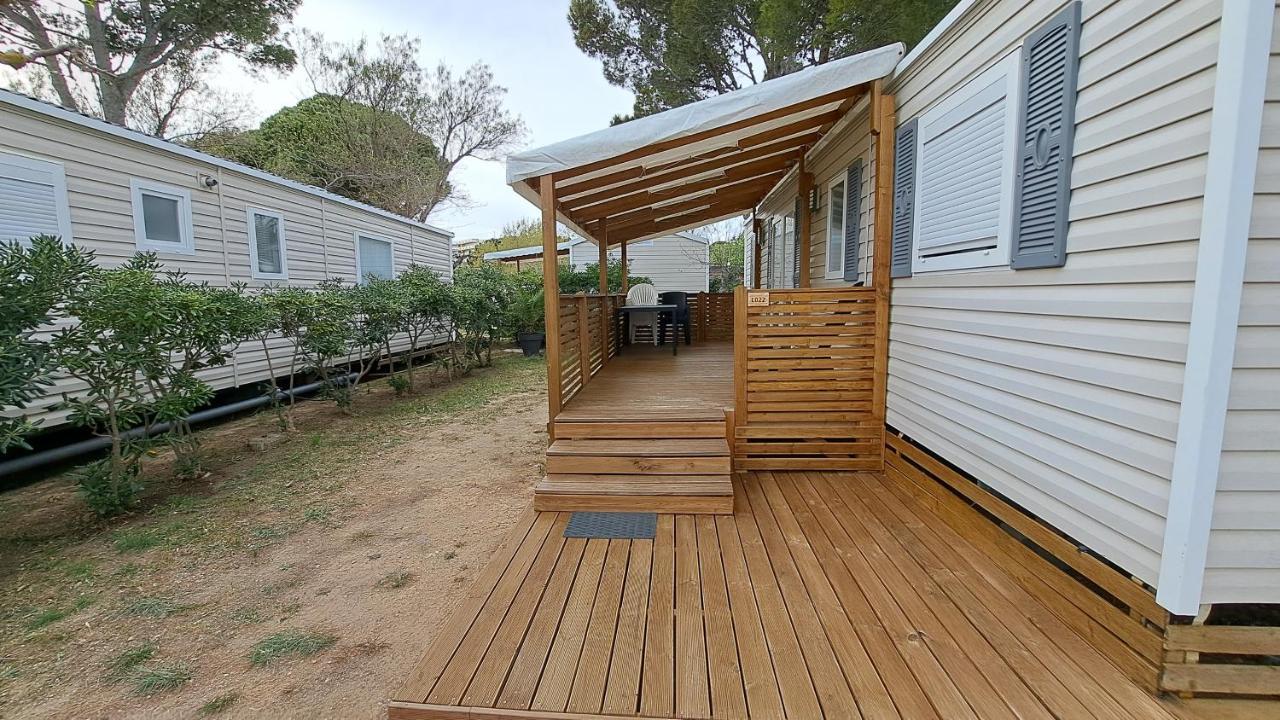 Mobile Home Climatise 3 Chambres A Narbonne Plage Exterior foto