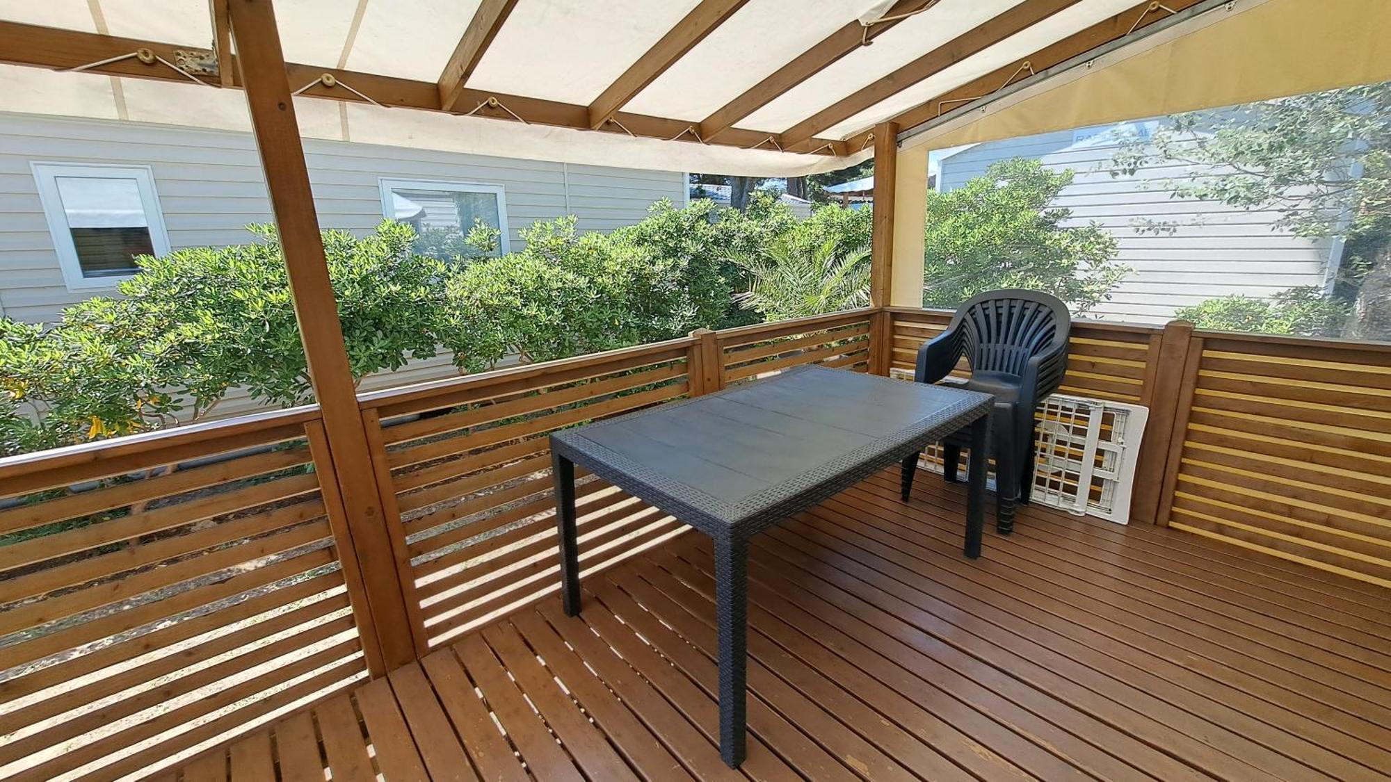 Mobile Home Climatise 3 Chambres A Narbonne Plage Exterior foto